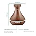 URPOWER Essential Oil Diffuser, 400ml Wood Grain Ultrasonic Cool Mist Humidifier With Waterless Auto Shut-Off for Bedroom Office Home Baby Room Yoga
