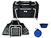 Premium Small Pet Carrier for Puppies, Small Dogs & Cats - Airline Approved - Expandable Walls for More Room, Top and Side Exits, Ultimate Comfort with Sherpa Padding, Washable, Durable Construction
