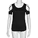 TOPUNDER 2018 Women Summer Blouses Short Sleeve Tops Strappy Cold Shoulder T-Shirt