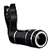 12X Telephoto Lens，Vorida Telescope With 3 IN1 HD Camera Lens Kit For iPhone7/7 Pus/6/6 Plus/6s/6 Plus/5/5S Samsung Galaxy Note