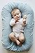 Snuggle Me Extra Organic Cotton Cover for the Snuggle Me Infant Padded Loungers with Center Sling, Skye