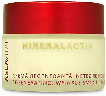 ASLAVITAL MINERALACTIV, Regenerating, Wrinkle Smoothing Cream Night Care (With Clay and Goji Berry Organic Extract)