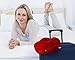 Travel Neck Pillow - Luxury Premium Memory Foam with Cooling Gel Travels with Enzo Comfort Nek Pilow (Red)