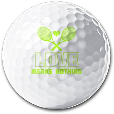 I LOVE TENNIS White Elastic Golf Balls Practice Golf Balls Golf Training Aid Balls