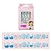 Fake Nails for Kids 24 Pcs Pre-glue Press On Girls Fake Nails Tips