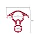 Lixada Rescue Figure 8 Descender Aluminum Alloy 40kN Descender with Lock Off Ears
