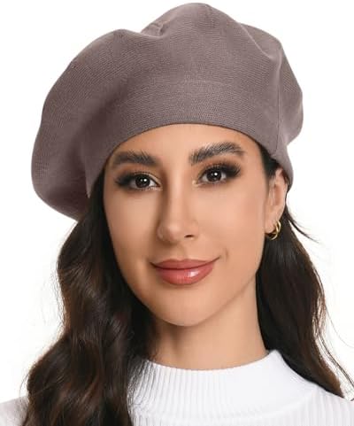 boderier Womens Beret Hat Pearl Rhinestone Wool Winter Warm  display picture 3