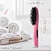 Hair Straightener Brush | Anti - Scald straightening Heat Brush | Ionic Ceramic Technology | LCD Screen | Auto Shut Off | Karma Beauty |(Pink)