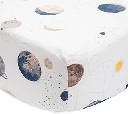 little unicorn planetary crib sheet