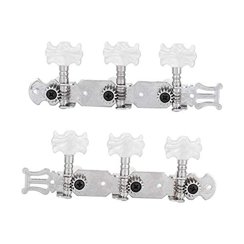 Alomejor 2pcs Guitar Tuning Pegs Acrylic Classical Guitar String Machine Heads Tuning Keys for Classical Guitar 3L 3R