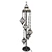 LaModaHome Turkish Moroccan Tiffany Style Glass Mosaic Floor Lamp Night Light - MC19 X 5 Bulb Floor Lamp
