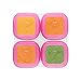 OXO Tot Baby Blocks Freezer Storage Containers, Pink 4 Ounce Set of 8