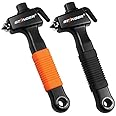 Stinger Super Duty Car Emergency Escape Tool, Hardened Carbon Steel Vehicle Safety Hammer, Spring Loaded Window Breaker, Razor Sharp Seat Belt Cutter, Life-Saving Rescue Tool (Orange + Black)