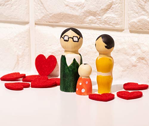 1 Peg+Dolls+Unfinished+Painting+Decoration