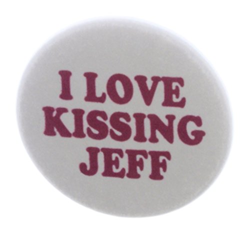 A&T Designs I Love Kissing Jeff 2.25" Keychain - Kiss Boyfriend Husband