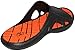 Greg Michaels Mens Flip Flops Slide Slippers - Sport Comfortable for Home Beach Walking Light Weight (11, Black/Orange)