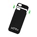 YHhao for iPhone 5s Charger Case, iPhone 5 Battery case , 4200mah External Battery Bank with Kick Stand for Apple iPhone 5s/5/5c, Full Body Protection (no cable included) (Black01)