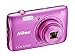 Nikon COOLPIX S3700 Digital Camera with 8x Optical Zoom and Built-In Wi-Fi (Pink)