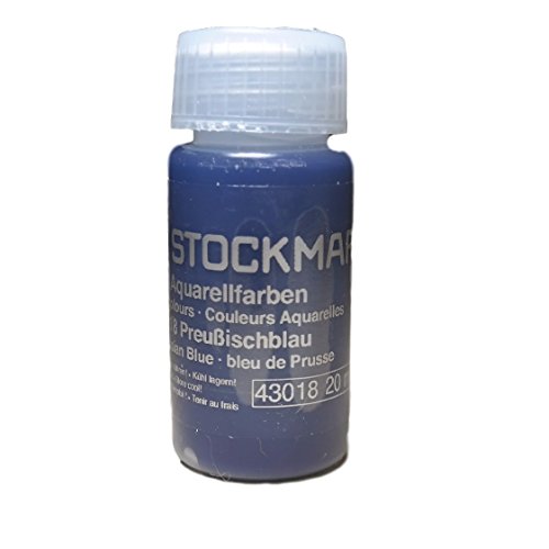 Stockmar watercolor paint: Prussian blue, 20 milliliter