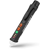 Tacklife VT01 Classic Non-Contact Voltage Tester Dual Range 12V-1000V/48V-1000V with LED Flashlight &amp; Alarm Mode &amp; Live/Null Wire Judgment &amp;Adjustable Sensitivity