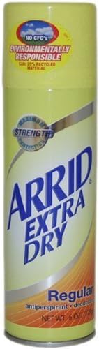 Arrid XX Dry Antiperspirant & Deodorant Spray, Regular - Buy Packs and Save (Pack of 6)