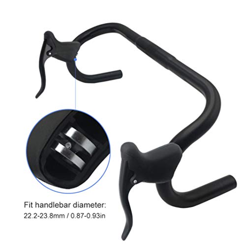 YouCY 1 Pair Bent Brake Lever Bike Brake Lever Aluminum Alloy Bicycle Brake Lever for Road Bike Bicycle Brake Handlebar