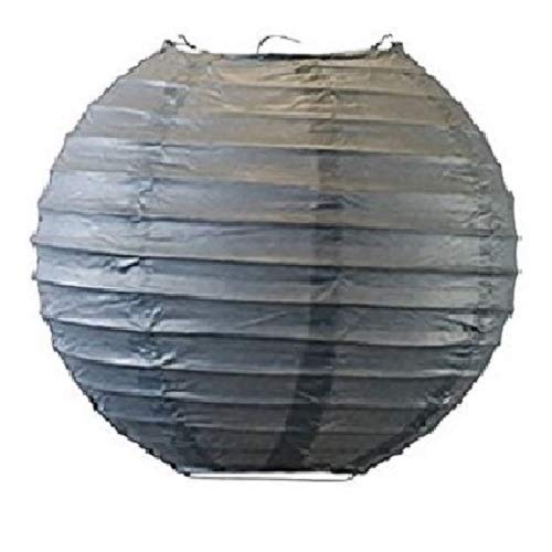 1 Piece Paper Lantern Lampshade for ceiling light Party Birthday Baby Shower Wedding Celebration Decoration (16"(40CM), Grey)