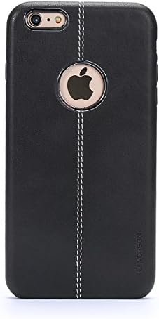 6s plus Case,iPhone 6 plus Case Slim Fit,High-grade Leather Soft Simple Cover Case for Apple iPhone 6 plus / 6S plus- Black(5.5 inch)