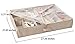 StorageManiac Durable 12-Pair Underbed Shoe Organizer with Clear Cover and Secure Zipper Closure