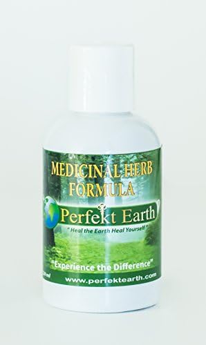 Medicinal Herb Formula - Organic Liquid Fertilizer Concentrate for Potency by Perfekt Earth (4 Ounce Bottle)