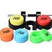 Carving Tools (3) + Hexagon Mat (3) + NonStick Jars Containers (5) + Container Holder (1) [VALUE PACK] -- for storage of dabs of wax, clay, balm, putty, oil, etc.