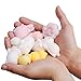 Mochi Squishy Toys, 28 Pcs Kawaii Squishies Mini Animals Stress Toys, Cute Squishy Toys Stress Reliever, Mini Seal Bear Cat Pig Smile Cloud Squishies Searick