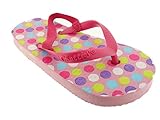 Chatties Toddler Girls Printed Flip Flops with Backstrap - Assorted Patterns