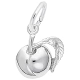 Peach Charm In Sterling Silver, Charms for