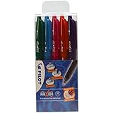 Penne Cancellabili Pilot Kleer - Conf Da 5 Penne A Sfera Blu Per Scrivere E Correggere