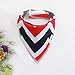 Bandana Bibs Drool Bib | Organic & Unisex - Pack of 4 with a Heat Sensing Spoon - Best for Baby Shower, Announcement Party, Newborn Registry & Gift Baskets - Clementine