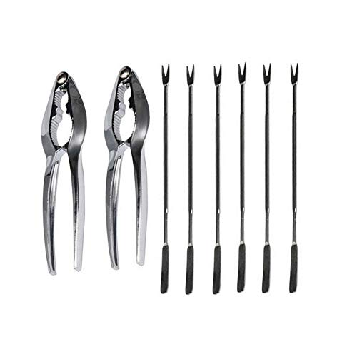 8pcs Seafood Shellfish Lobster Crab Cracker Nutcracker Tool Set