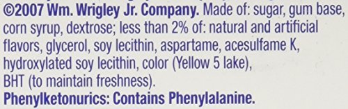 WRIGLEY’S JUICY FRUIT SLIM PACK, 14 OUNCE