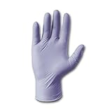 West Chester 2930 PosiShield Examination Grade Disposable Nitrile Gloves, 3 mil, Powder Free: Violet, Medium, Box of 100