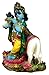 Beautiful Lord Krishna Playing Flute with Cow Statue 2.5