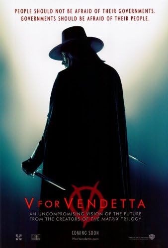 Amazon V For Vendettaシルエット映画ポスター Unframed Pdpif4506 アートフレーム ポスター オンライン通販