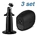 Gejoy Adjustable Metal Security Mount Outdoor Indoor Bracket and Silicone Cover Skins Protective Case for Arlo Pro, Arlo Pro 2 Wireless Camera, 3 Set (Black)