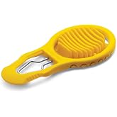 Dreamfarm Eggler 2-in-1 Hard Boiled Egg Peeler &amp; Slicer | Compact shell cracker and topper gadget with peeling tool and built-in wire slicer
