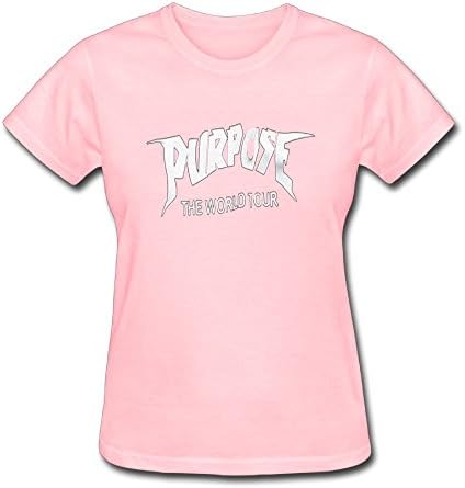 Women's Short Neck Sleeve Purpose Tour.png Cotton T-Shirt Pink