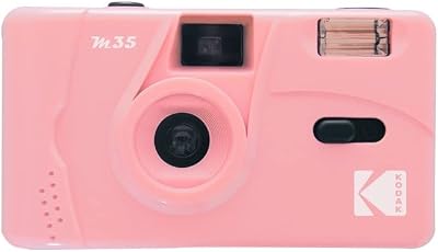 Kodak M35 35mm Reusable Camera Pink, 31mm Focal, Built-in Flash, 1x AAA