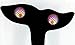 Summerfield Collection Antiqued Gold-tone Metallic Mermaid Scale Stud Earrings 12mm (Hot Pink AB)