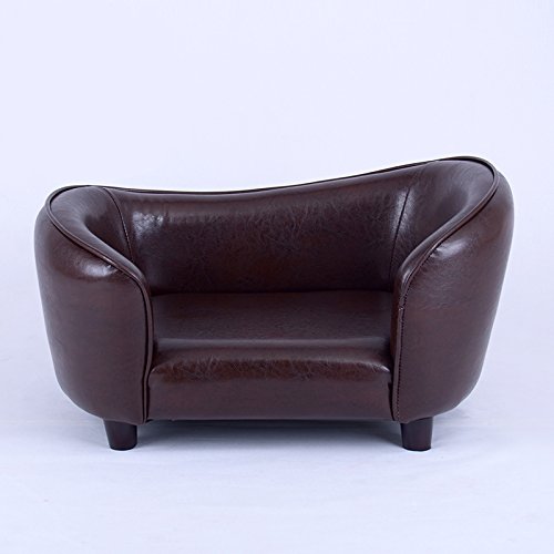 Delicate Fixture Displays Contemporary Chocolate Brown Pu Leather