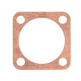 BBR Tuning 2-Stroke Motorized Bicycle High Performance Copper Head Gasket For High Compression Cylinders - Gas Bike Upper Head Gasket Upgrade