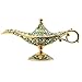 AVESON Classic Vintage Collectable Rare Legend Aladdin Magic Genie Costume Lamp Home Table Decoration & Gift, Golden Green