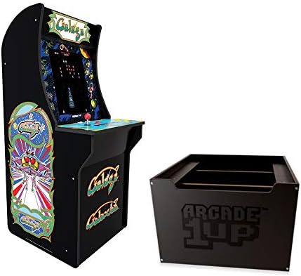Bring Back Your Arcade Glory Days Have Fun Blasting Alien Invaders Hi Res COINLESS Operation Original Gameplay Galaga/Galaxien Machine 4ft (Galaga Machine with Arcade1UP Riser)